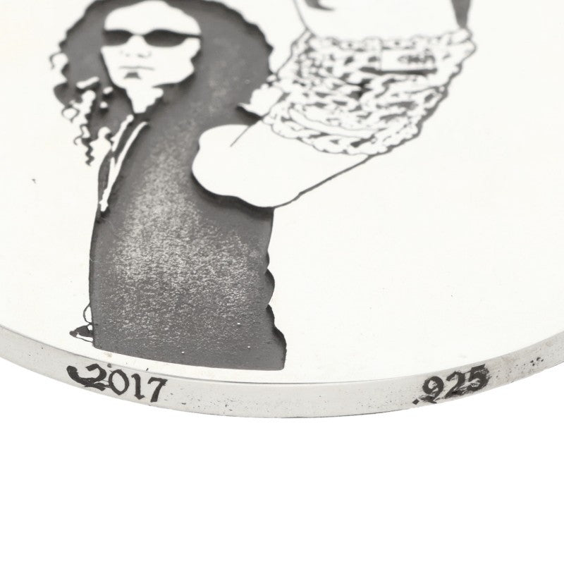 Chrome Hearts Large Dog Tag "RS FUCK YOU" Size ONE SIZE
