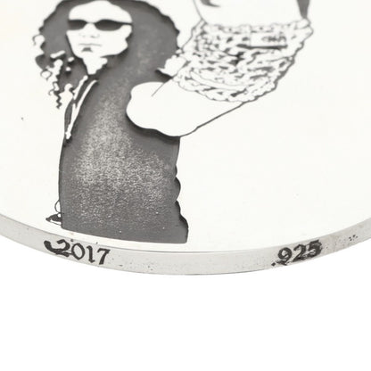 Chrome Hearts Large Dog Tag "RS FUCK YOU" Size ONE SIZE