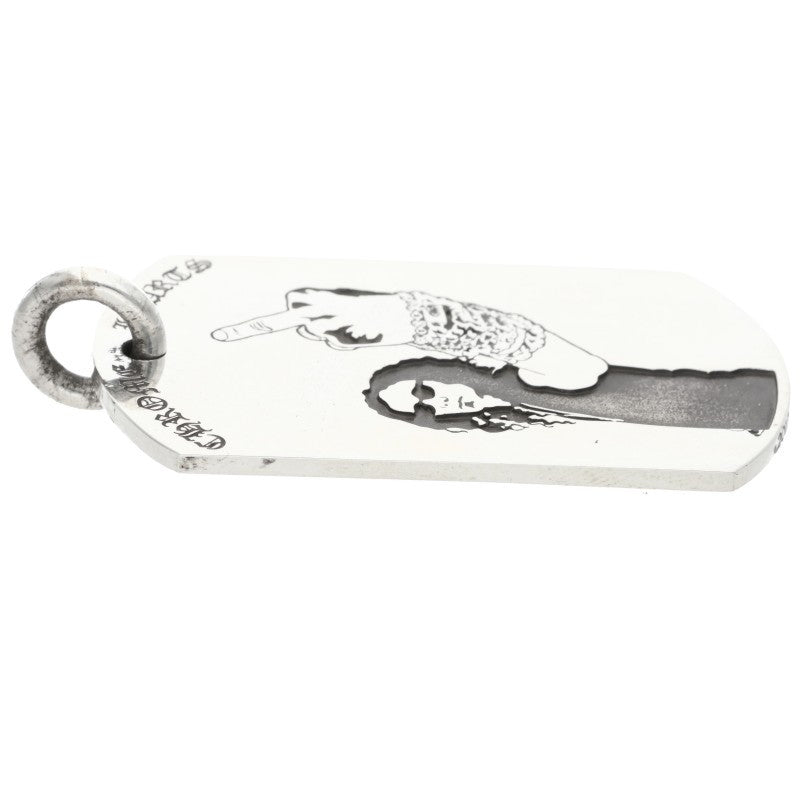 Chrome Hearts Large Dog Tag "RS FUCK YOU" Size ONE SIZE