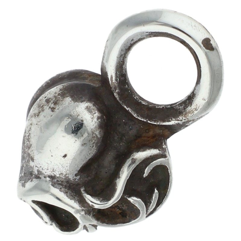 Chrome Hearts #B Stack Heart Charm Silver 925