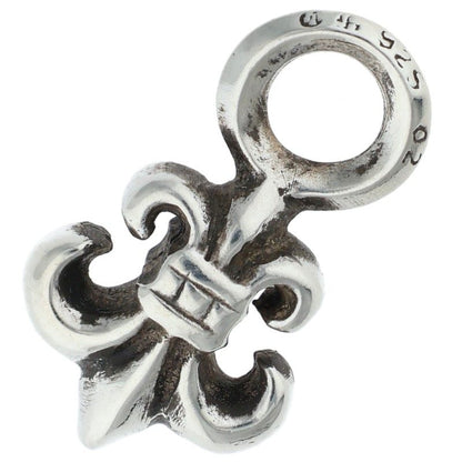 Chrome Hearts #B Stack BS Fleur Charm Silver