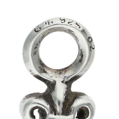 Chrome Hearts #B Stack BS Fleur Charm Silver