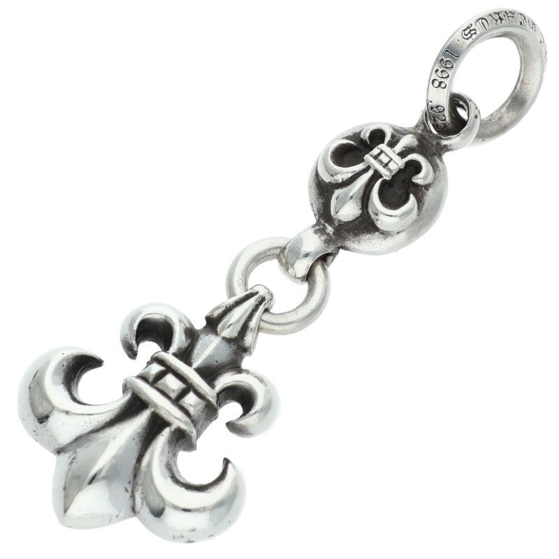 Chrome Hearts 1 Ball BS Fleur Charm 925 Silver