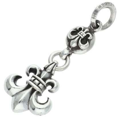 Chrome Hearts 1 Ball BS Fleur Charm 925 Silver