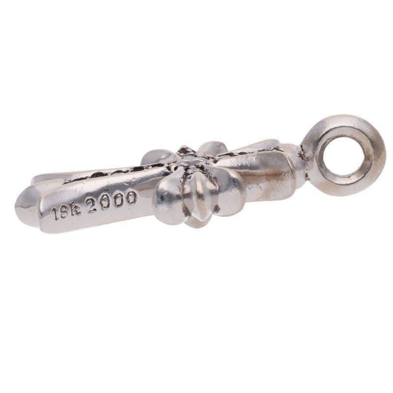 Chrome Hearts 18KWG Tiny Fat Cross Pave Size ONE SIZE