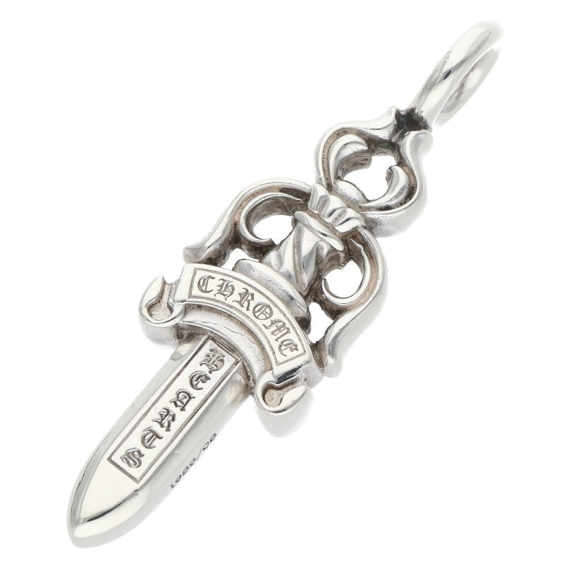 Chrome Hearts 925 Silver Double Dagger Pendant