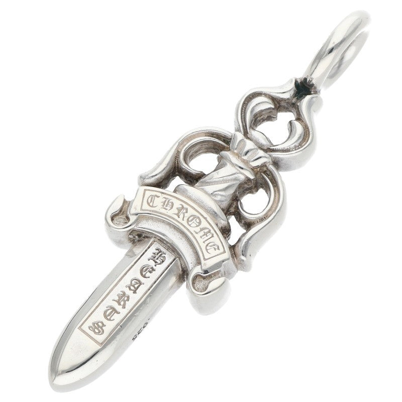 Chrome Hearts 925 Silver Double Dagger Pendant
