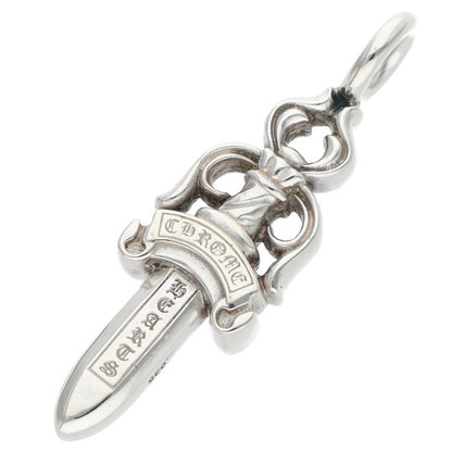 Chrome Hearts 925 Silver Double Dagger Pendant