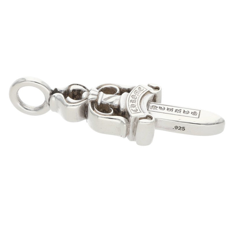 Chrome Hearts 925 Silver Double Dagger Pendant