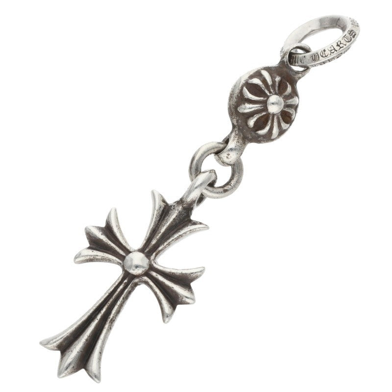 Chrome Hearts 1 Ball Tiny CH Cross Silver