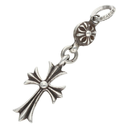Chrome Hearts 1 Ball Tiny CH Cross Silver