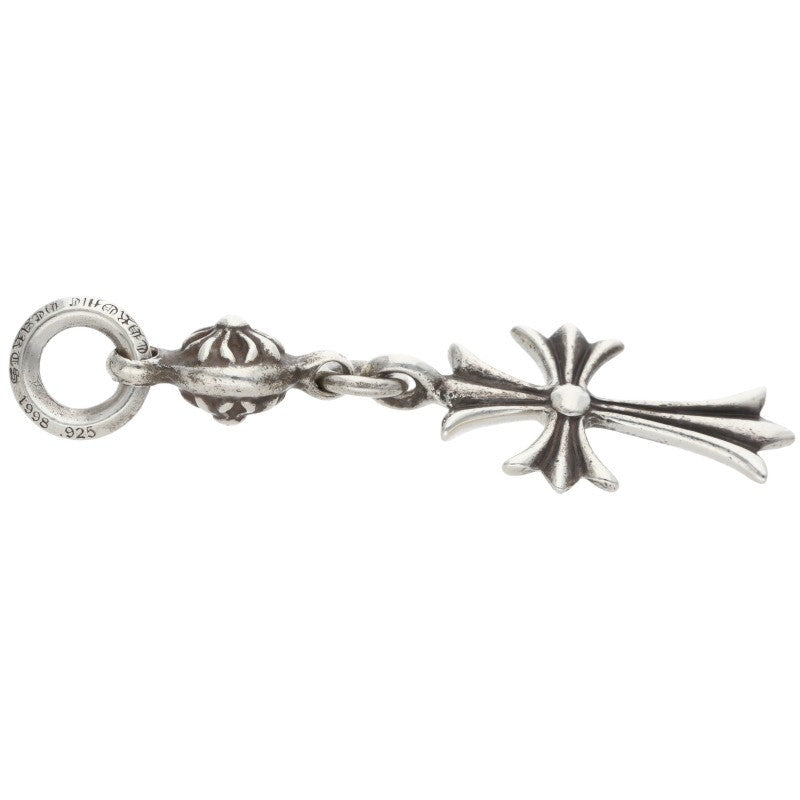 Chrome Hearts 1 Ball Tiny CH Cross Silver