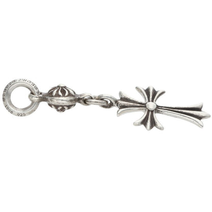 Chrome Hearts 1 Ball Tiny CH Cross Silver
