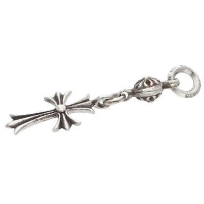 Chrome Hearts 1 Ball Tiny CH Cross Silver