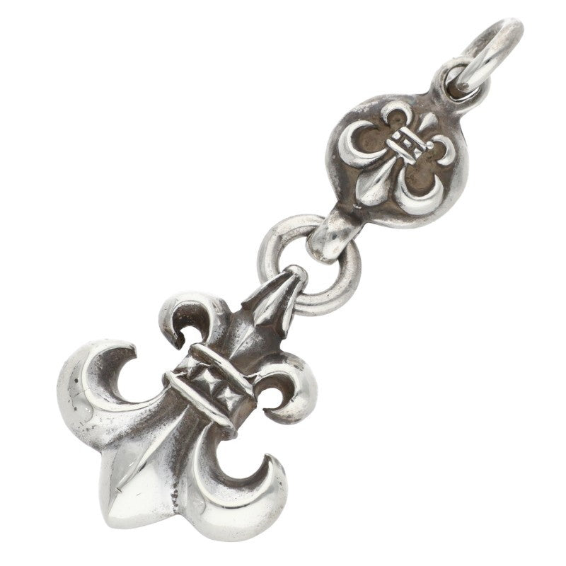 Chrome Hearts 1 Ball BS Fleur Silver Charm