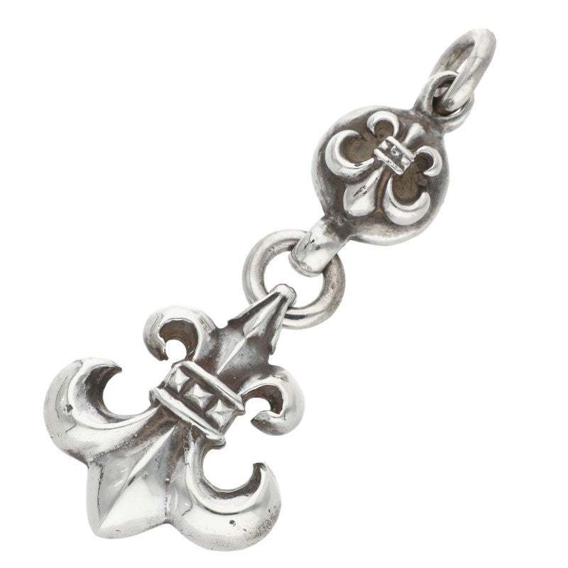 Chrome Hearts 1 Ball BS Fleur Silver Charm
