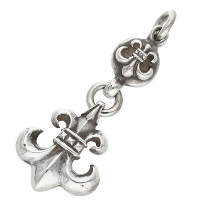 Chrome Hearts 1 Ball BS Fleur Silver Charm