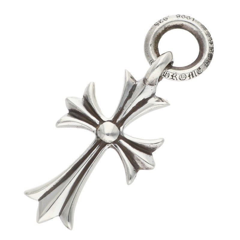 Chrome Hearts Tiny CH Cross Silver Charm