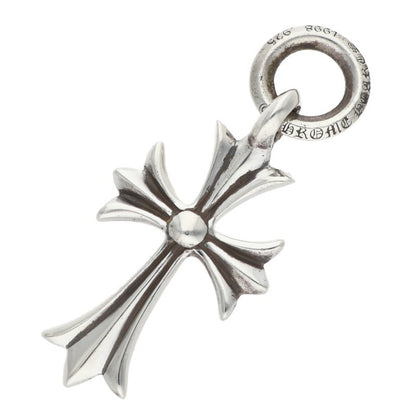 Chrome Hearts Tiny CH Cross Silver Charm