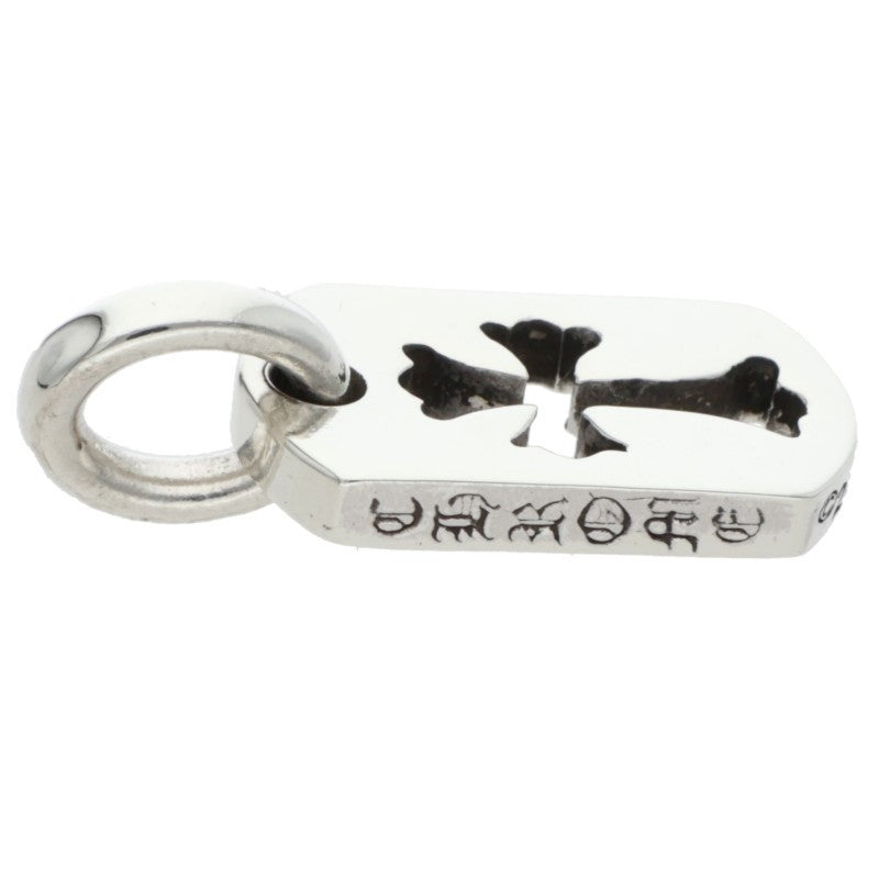 Chrome Hearts Tiny Cutout Cross Dog Tag Silver Size ONE SIZE