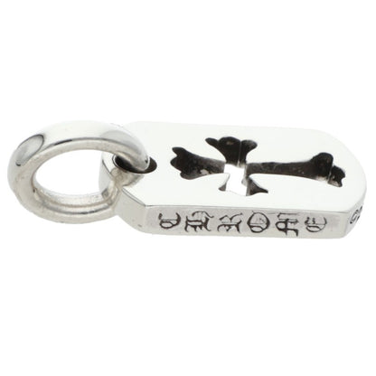 Chrome Hearts Tiny Cutout Cross Dog Tag Silver Size ONE SIZE