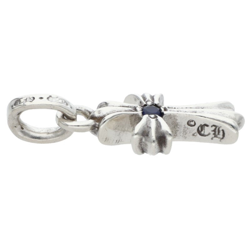 Chrome Hearts Babyfat 1 Sapphire Silver Charm