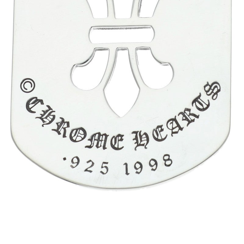 Chrome Hearts Silver D Tag LRG Necklace Top
