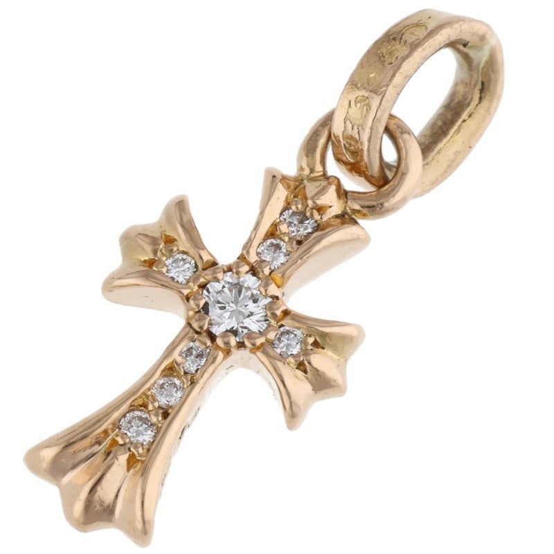 Chrome Hearts 22K Pave Diamond Baby Fat Cross Size ONE SIZE