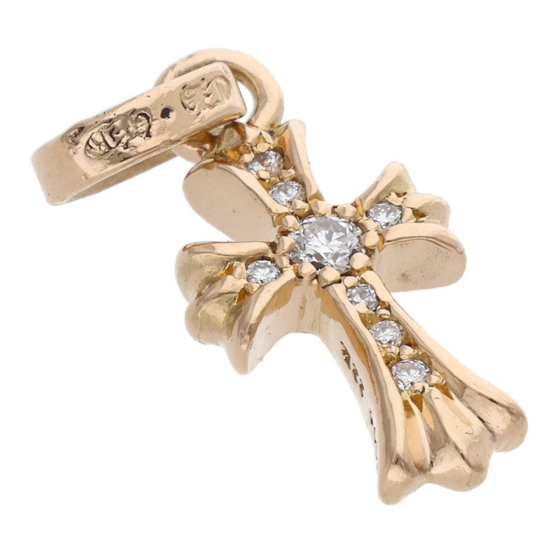 Chrome Hearts 22K Pave Diamond Baby Fat Cross Size ONE SIZE