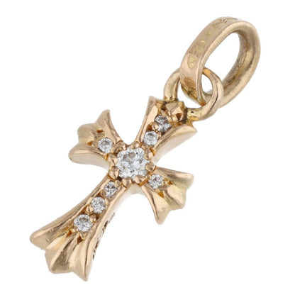 Chrome Hearts 925 Pave Diamond Baby Fat Cross Size ONE SIZE