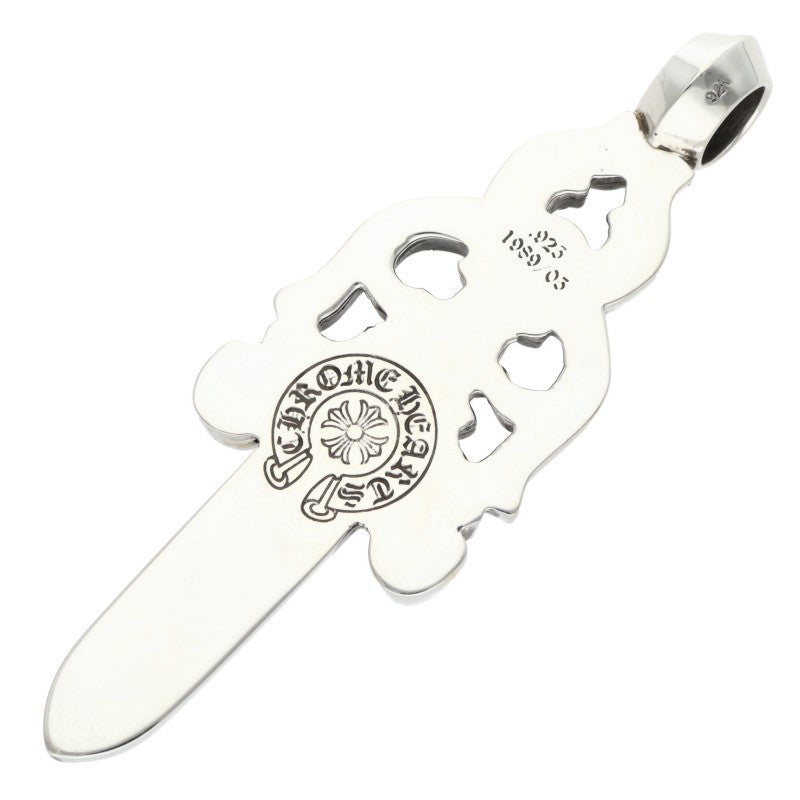Chrome Hearts Silver Large Dagger Pendant 925 Size ONE SIZE