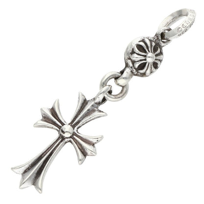 Chrome Hearts Silver 1 Ball Tiny CH Cross