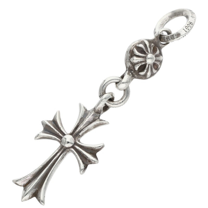 Chrome Hearts 1 Ball Tiny CH Cross Silver