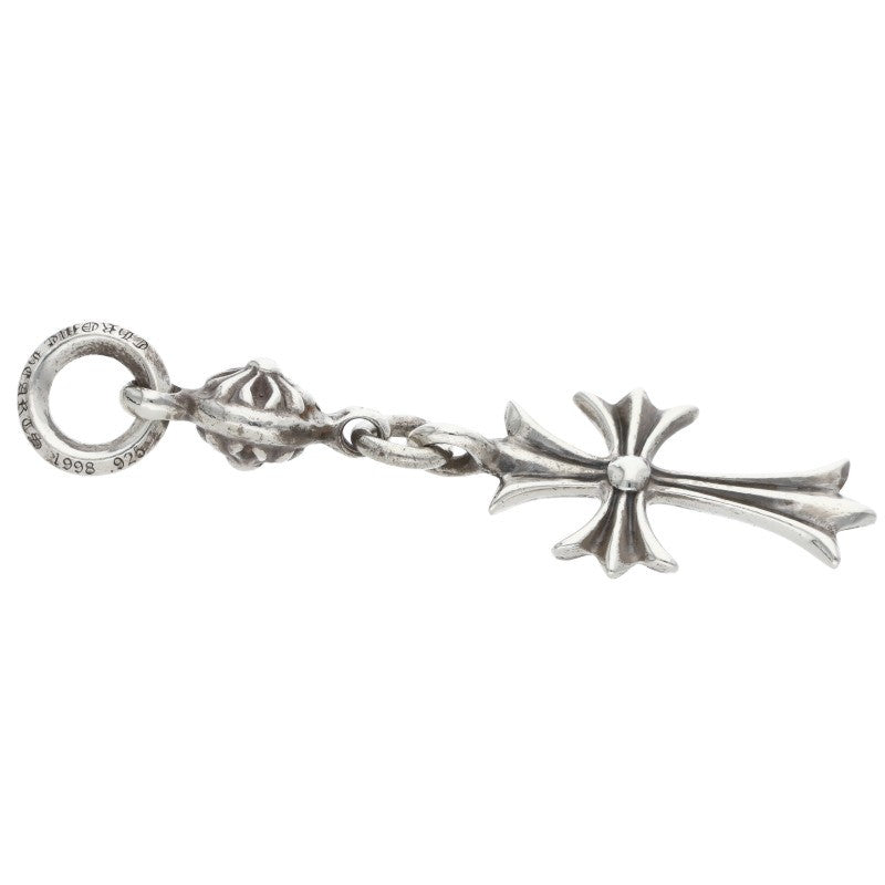 Chrome Hearts 1 Ball Tiny CH Cross Silver