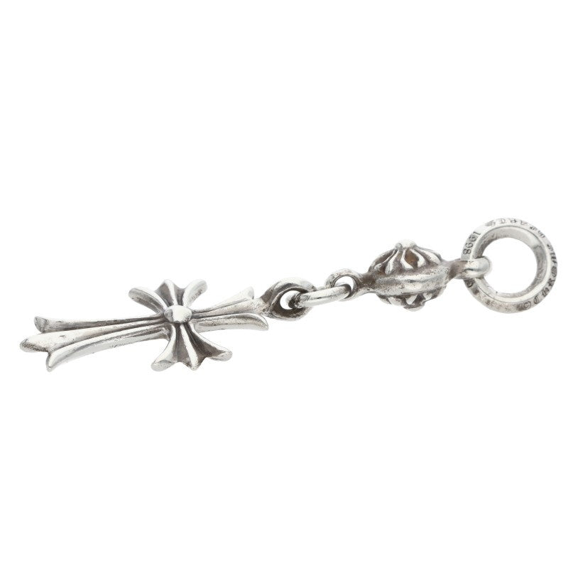 Chrome Hearts 1 Ball Tiny CH Cross Silver