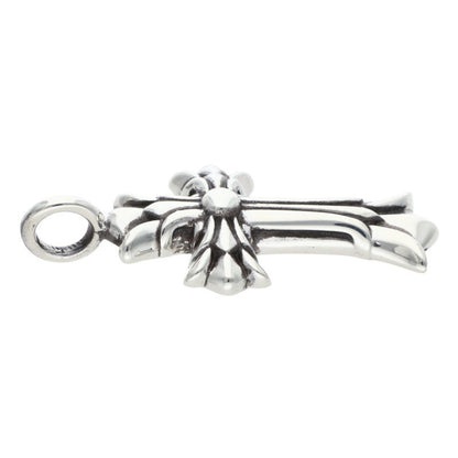 Chrome Hearts Double CH Cross Silver Charm