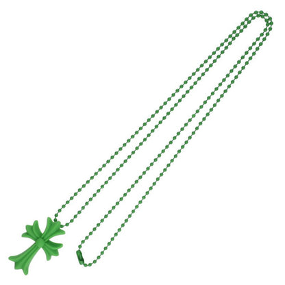Chrome Hearts Green Rubber Small CH Cross