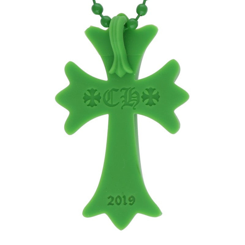 Chrome Hearts Green Rubber Small CH Cross