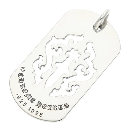 Chrome Hearts Large Dagger Cutout Dog Tag Size ONE Silver