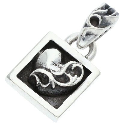 Chrome Hearts Framed Heart Silver Necklace Size ONE SIZE