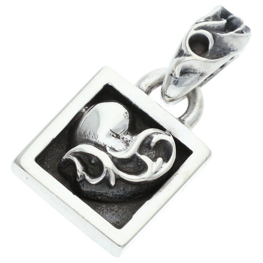 Chrome Hearts Framed Heart Silver Necklace Size ONE SIZE