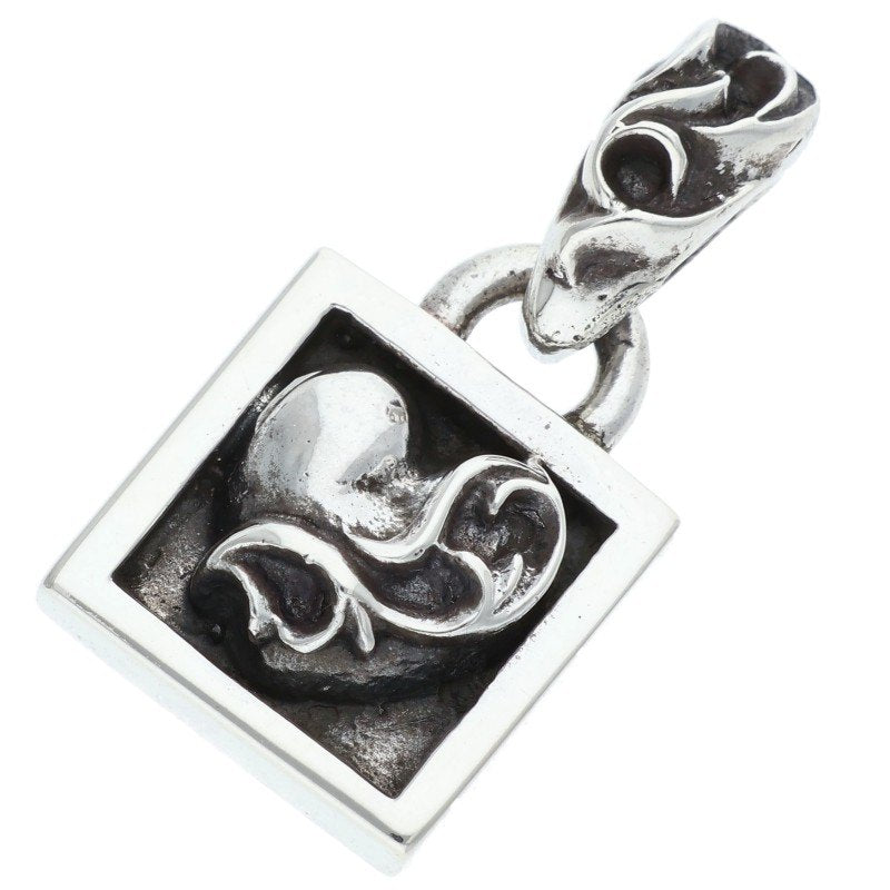 Chrome Hearts Framed Heart Silver Necklace Size ONE SIZE