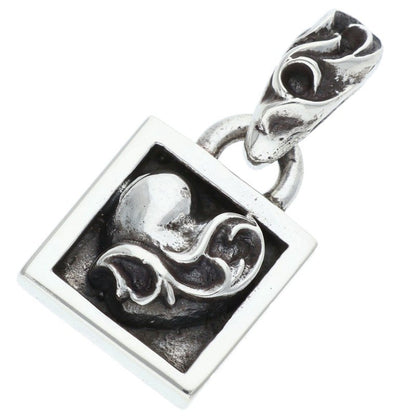 Chrome Hearts Framed Heart Silver Necklace Size ONE SIZE