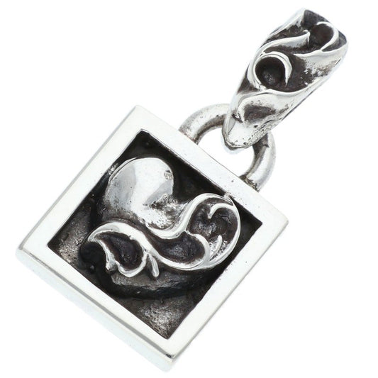 Chrome Hearts Framed Heart Silver Necklace Size ONE SIZE