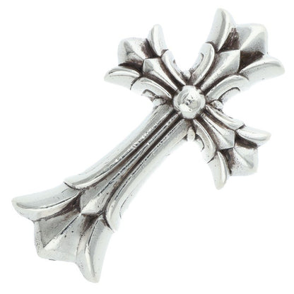 Chrome Hearts Small Double CH Cross Silver Size ONE SIZE