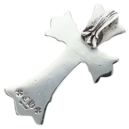Chrome Hearts Small Double CH Cross Silver Size ONE SIZE