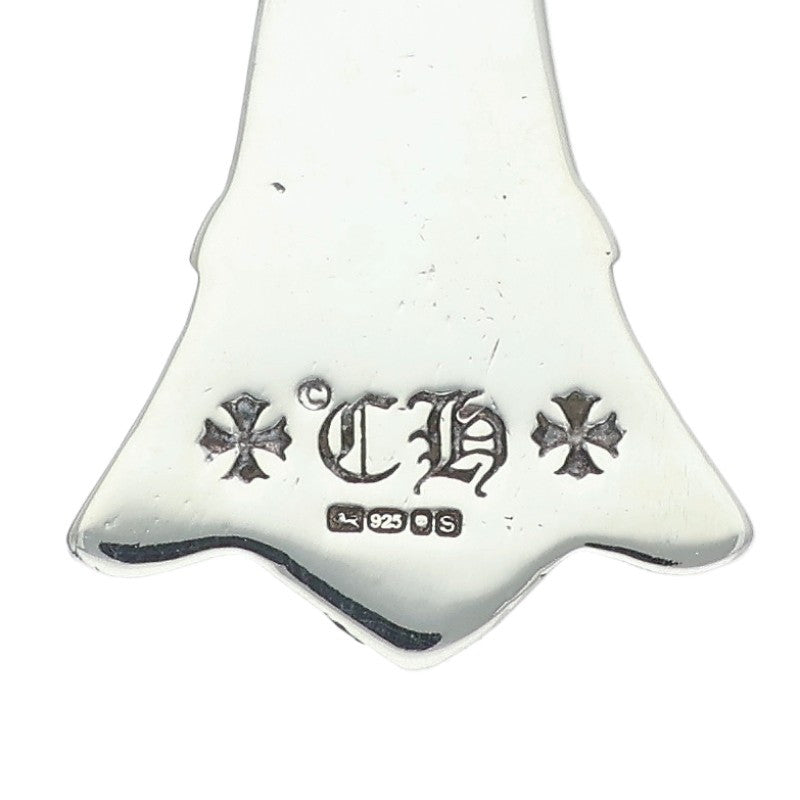 Chrome Hearts Small Double CH Cross Silver Size ONE SIZE