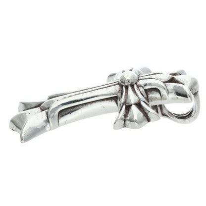 Chrome Hearts Small Double CH Cross Silver Size ONE SIZE