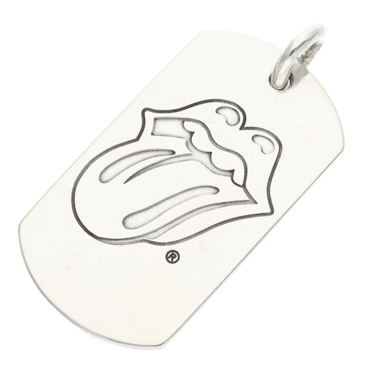 Chrome Hearts Large Lip & Tongue Dog Tag Size ONE SIZE