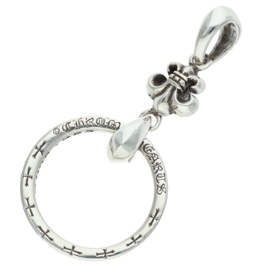 Chrome Hearts NTFL Fleur Eyewear Loop Silver Size ONE SIZE